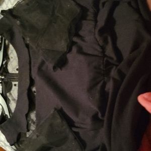 COPY - Curly collared,dress with polka dot netting.